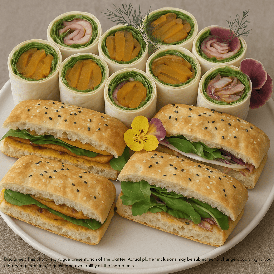 GOURMET SANDWICH & WRAP PLATTER | $15 per person