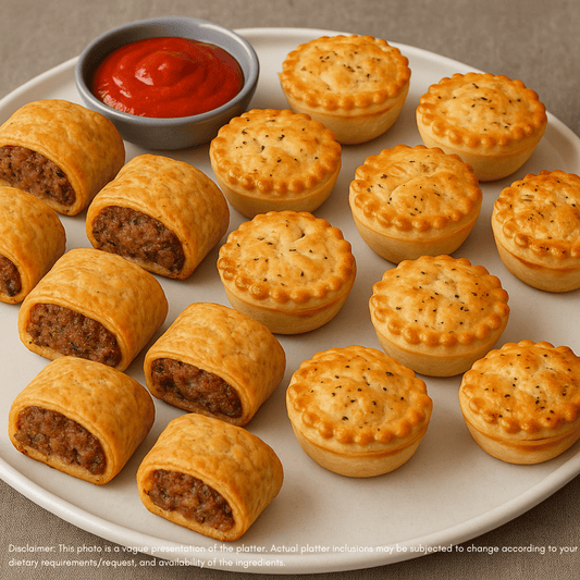PIES & ROLLS PLATTER | $12 per person